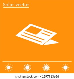 Newspaper, press, news vector icon.