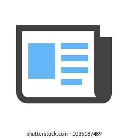 Newspaper, report, media