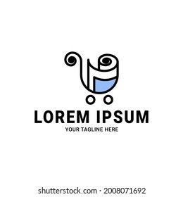 Newspaper shop logo, suitable for your business logo