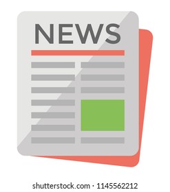 Newspaper with some image on it giving icon for newspaper icon  