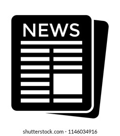 Newspaper with some image on it giving icon for newspaper icon  