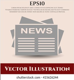 Newspaper symbol
