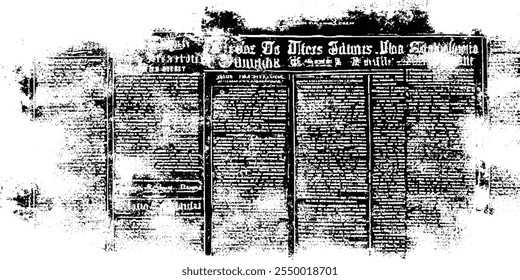 Newspaper template. Column articles newsprint background. 