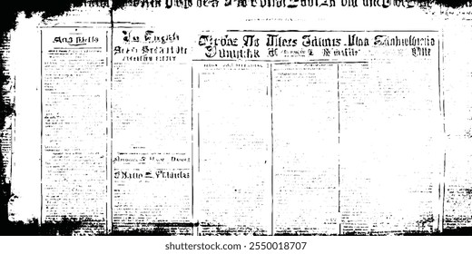 Modelo de jornal. Plano de fundo do papel de jornal dos artigos da coluna. 