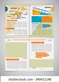 Newspaper template, vector