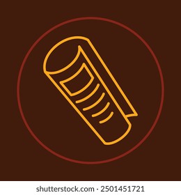 Newspaper trendy icon abstract beautiful vector illustration colorful good artwork design.eps