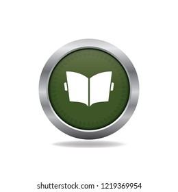 Newspaper vector button, web design element