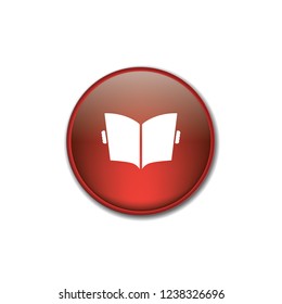 Newspaper vector button, web design element