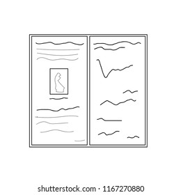 newspaper vector icon