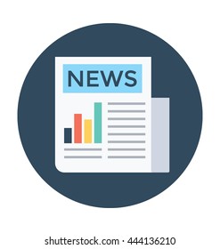 Newspaper Vector Icon