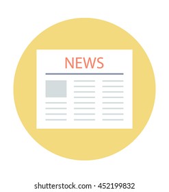 Newspaper Vector Icon