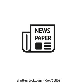 newspaper vector icon