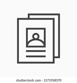 Newspaper vector icon. flat icon of daily newspaper style for mobile and desktop app