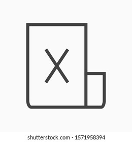 Newspaper vector icon. flat icon of daily newspaper style for mobile and desktop app