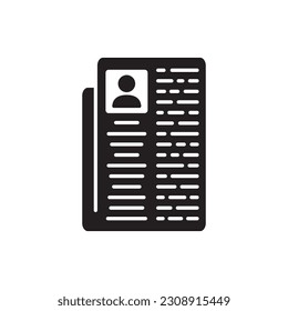 Vektorsymbol der Zeitung. Design der Zeitungsschilder. Piktogramm für Zeitungsebene UX-UI-Symbol
