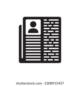 Newspaper vector icon. Newspaper sign design. Newspaper flat symbol pictogram. UX UI icon
