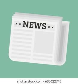 Newspaper vector illustration