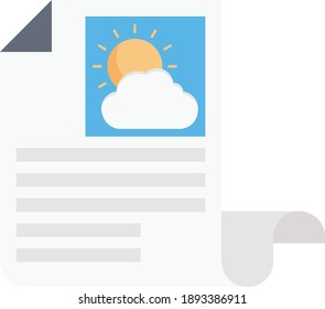 icono de color plano del vector de tiempo del diario