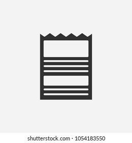 Newspapers icon illustration isolated vector sign symbol