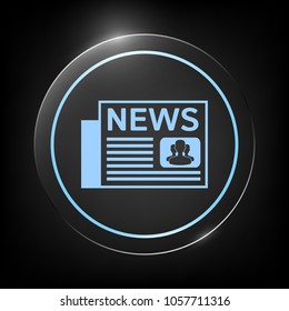 Newspapers icon symbol