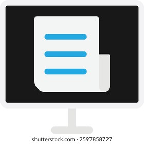 Newspapers Publication Icon Vector Flat Illustration