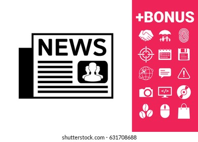 Newspapers symbol