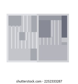 Newspaper.Vector illustration that is easy to edit.