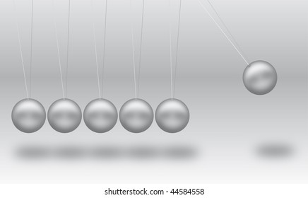 Newton balancing balls