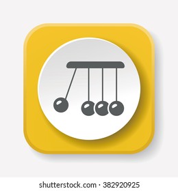 Newton cradle icon