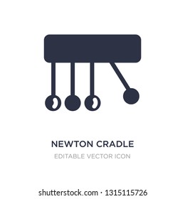 newton cradle icon on white background. Simple element illustration from Education concept. newton cradle icon symbol design.