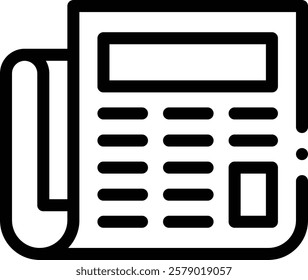 newton cradle icon. Thin Linear Style Design Isolated On White Background