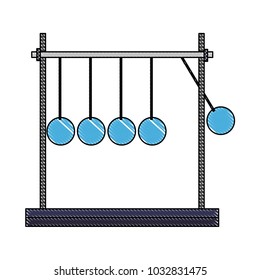 Newton cradle pendulum