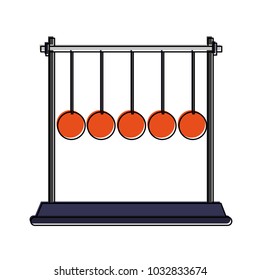 Newton cradle pendulum