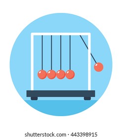 Newton Cradle Vector Icon