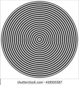 Newton rings (interference pattern)