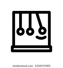 elemento de diseño de iconos de cuna de newtons