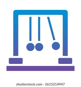 Newtons Cradle Icon Element For Design