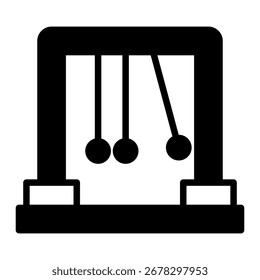 Newtons Cradle Icon Element für Design
