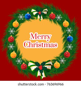 New-year tree pattern. Christmas tree background.