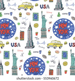 New-York City pattern.