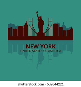 Newyork Skyline Vector