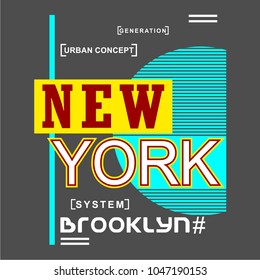 NEWYORK Typography Design/Print Design/T-Shirt Design,vector illustration