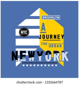 NEWYORK typography design,vector illustration
