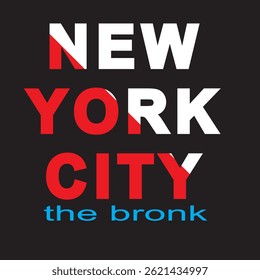 newyork typography for tshirt printing