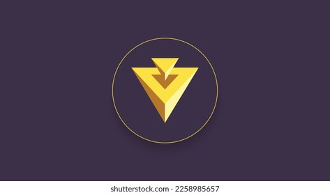 Nexa cryptocurrency logo on isolated background with copy space. 3d vector illustration of NEXA Coin icon banner design concept.