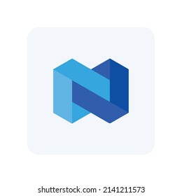 Nexo icon sign - Cryptocurrency logo  - Blockchain - NEXO Coin