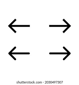 Symbol für den nächsten Pfeil und den Rücken