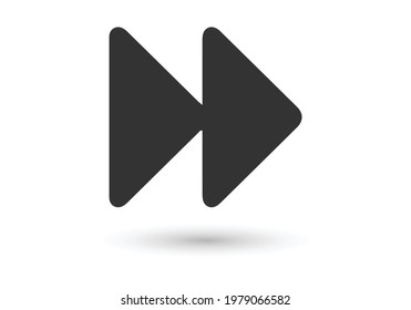 Next Arrow circle icon Vector illustration for web site, mobile application. Simple flat metro design style. Outline Icon. Flat design style