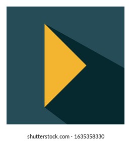 Next arrow flat icon vector - ui icon vector