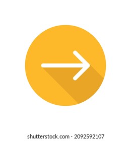 Next arrow flat vector button icon